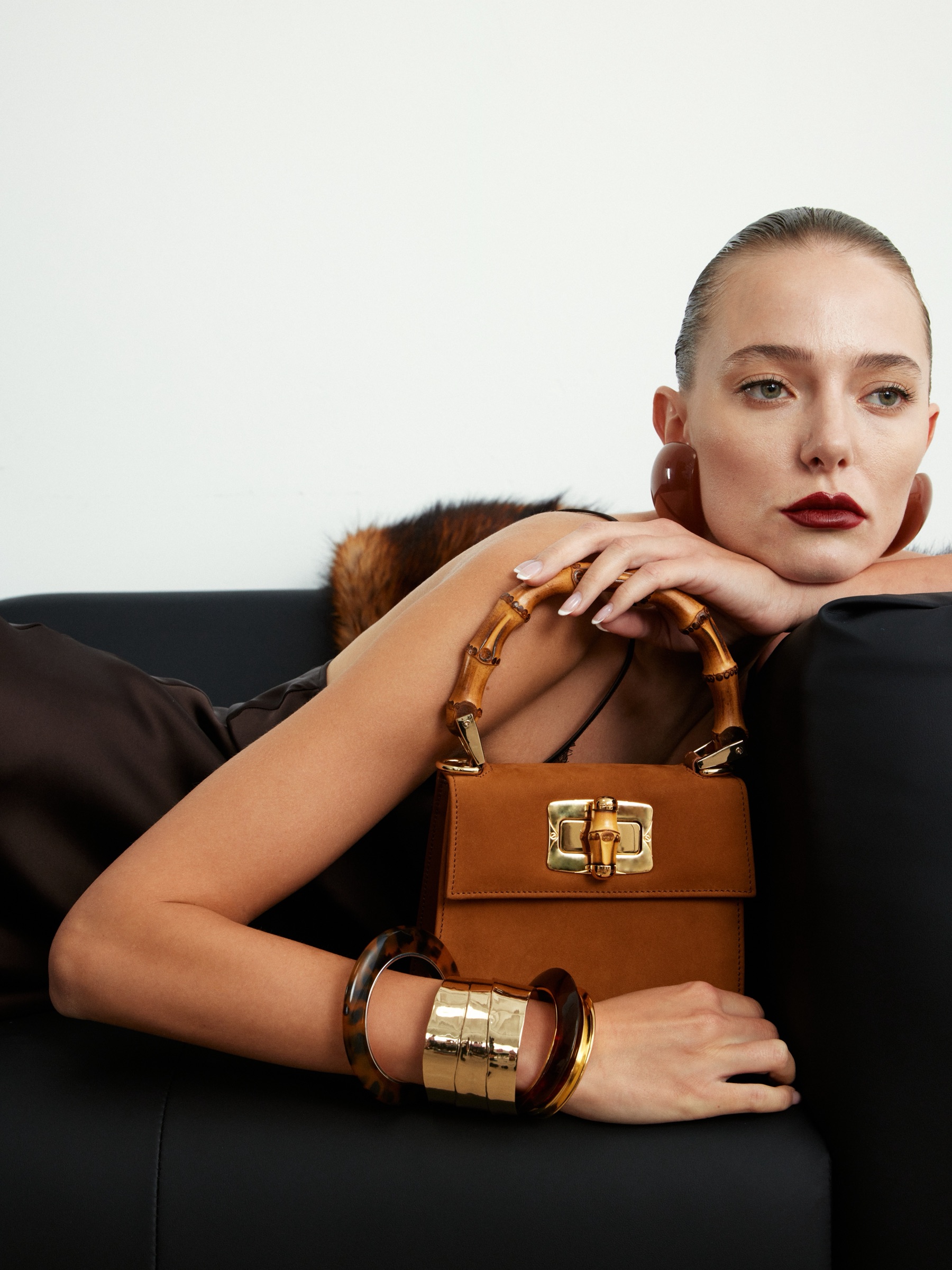 Brown bag portrait